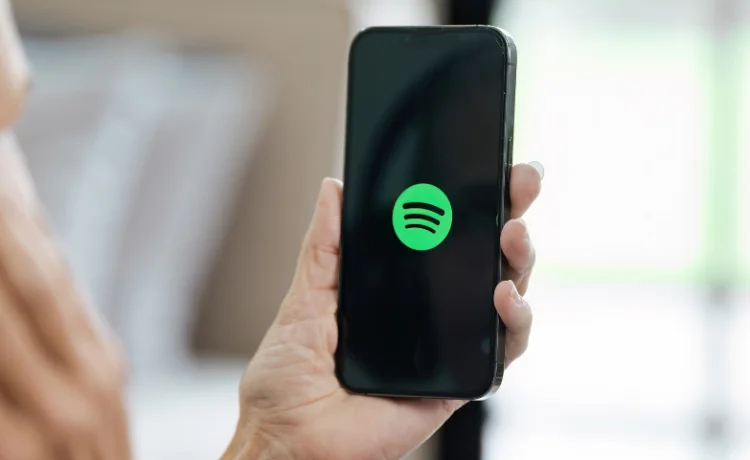 Spotify App auf Smartphone